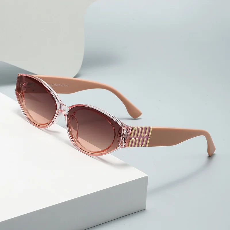Snap Optics Oval Silhouette Sunglasses
