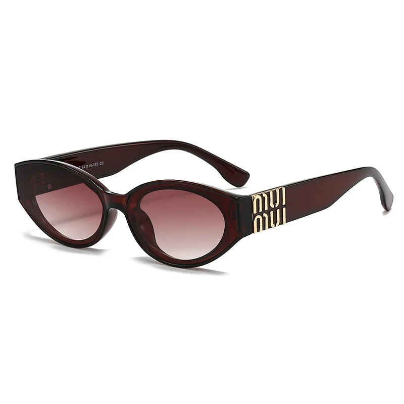 Snap Optics Oval Silhouette Sunglasses