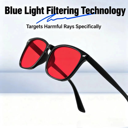 Snap Optics Red Lens Blue Light Glasses