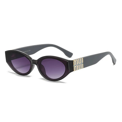 Snap Optics Oval Silhouette Sunglasses