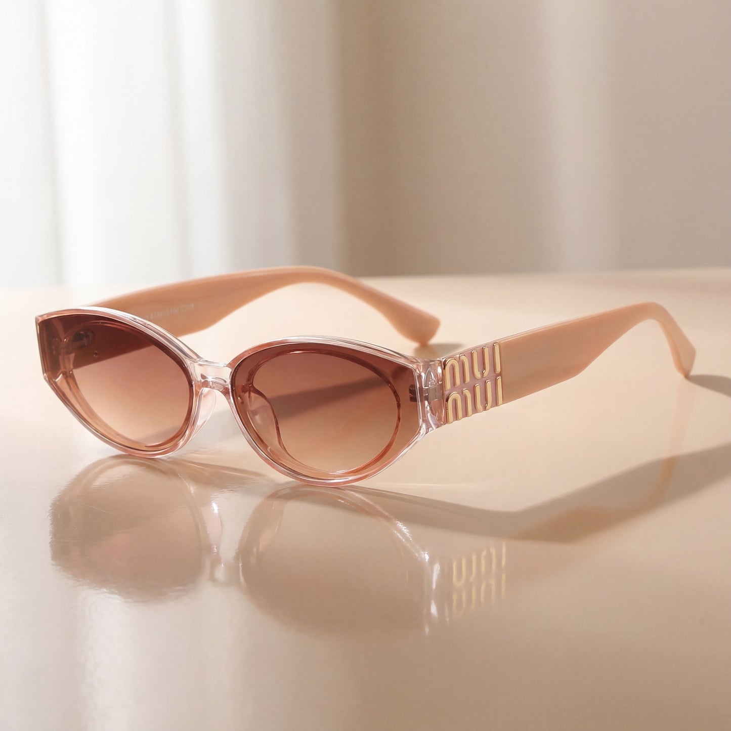 Snap Optics Oval Silhouette Sunglasses