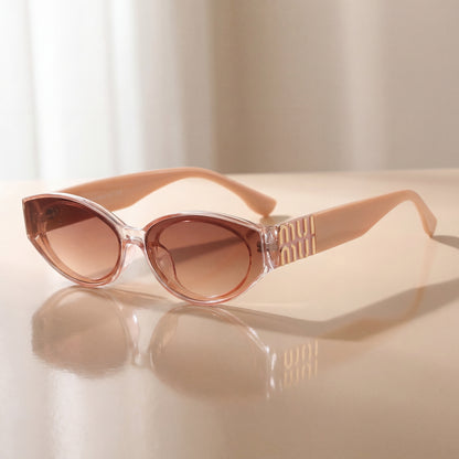 Snap Optics Oval Silhouette Sunglasses