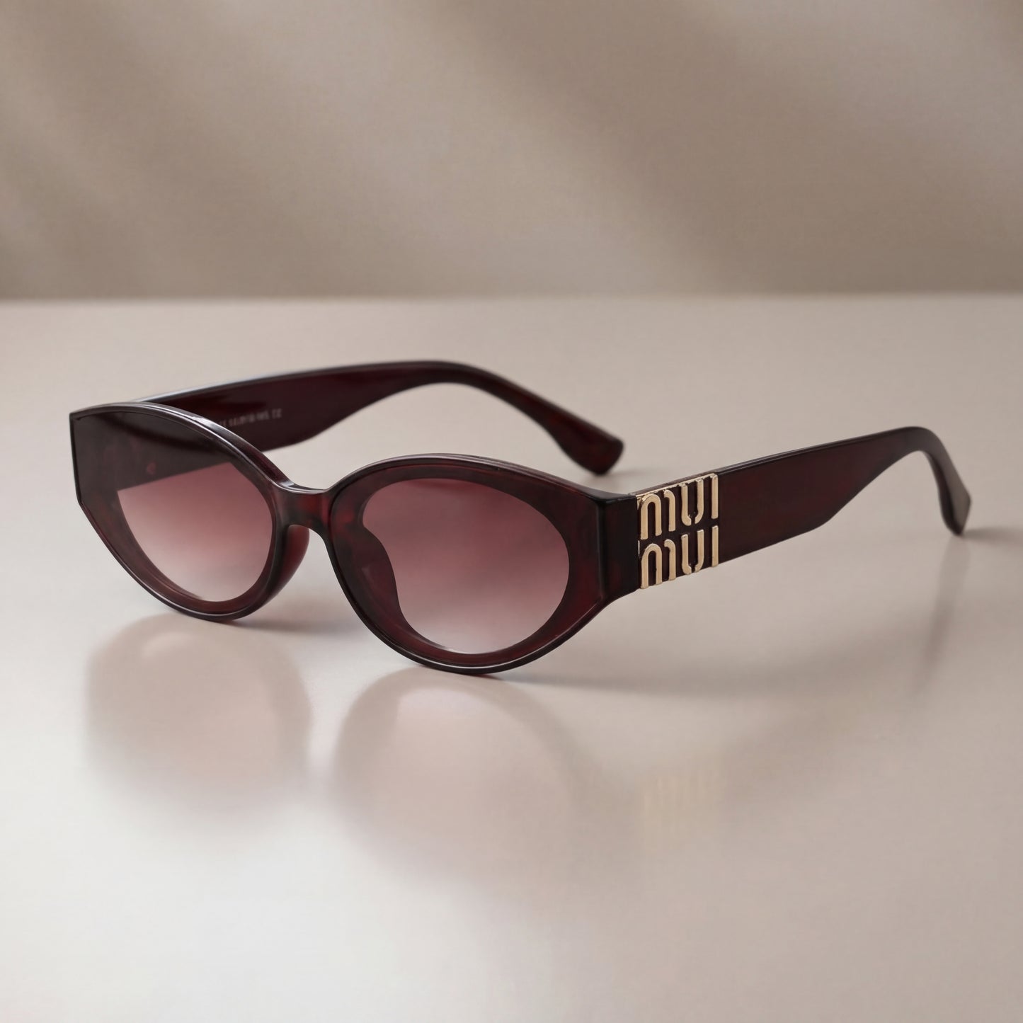 Snap Optics Oval Silhouette Sunglasses