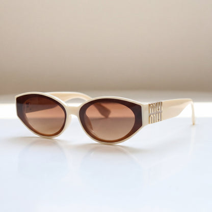 Snap Optics Oval Silhouette Sunglasses