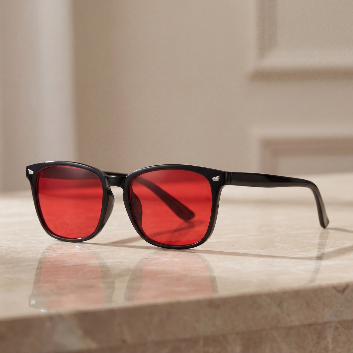 Snap Optics Red Lens Blue Light Glasses