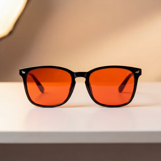 Snap Optics Red Lens Blue Light Glasses