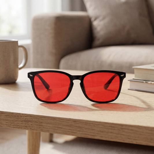 Snap Optics Red Lens Blue Light Glasses